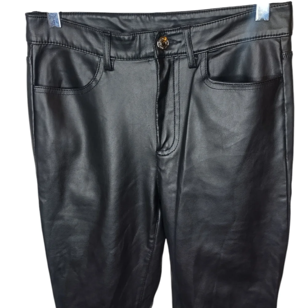 Free People Faux Leather Pants 28 - Picture 5 of 6